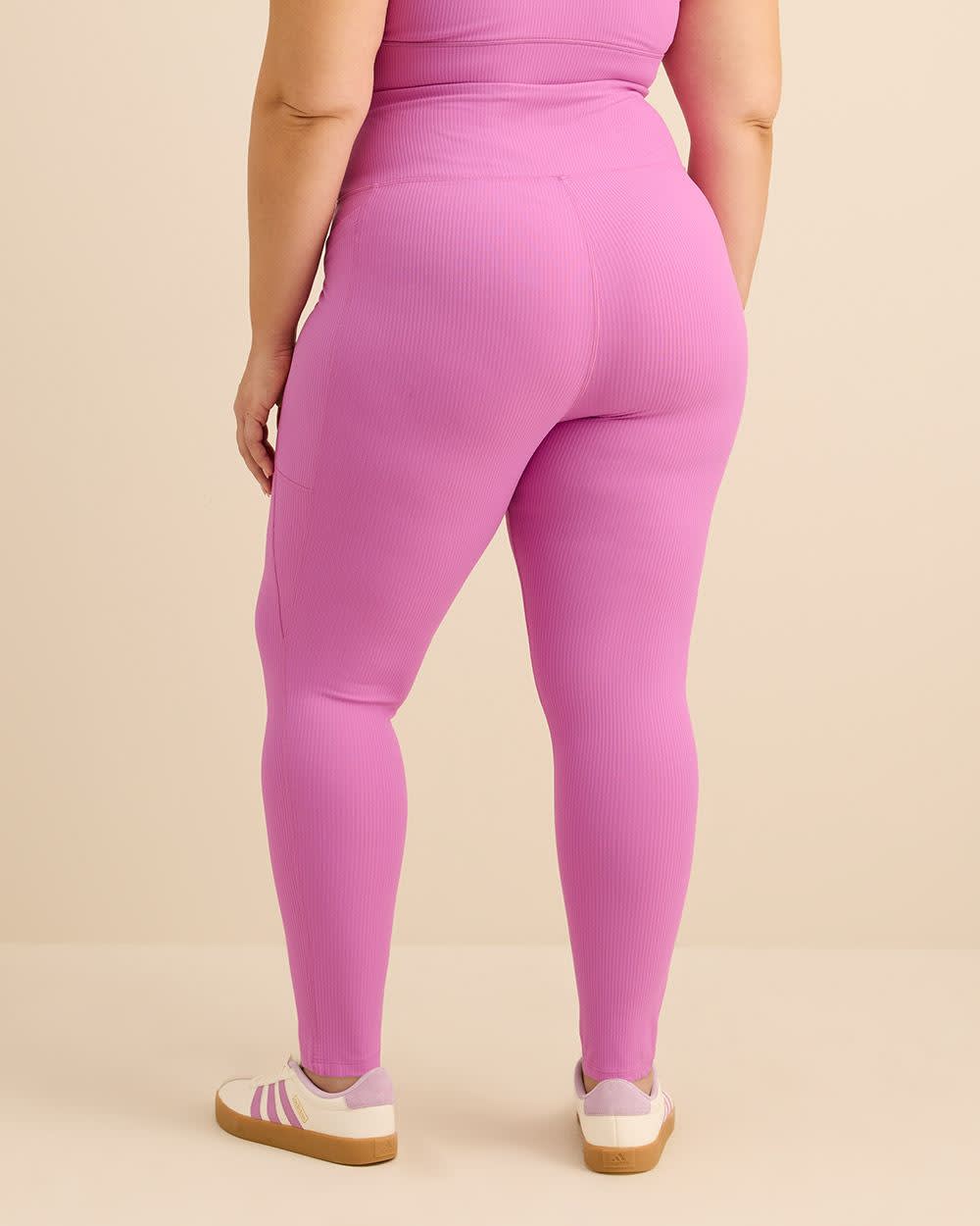 Rib Knit Crisscross Legging - Active Zone