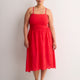 Strapless Eyelet Midi Dress - Addition Elle