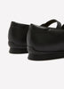 Wide Width, Jazmynn Iris Black Leather Flat Shoe - Clarks