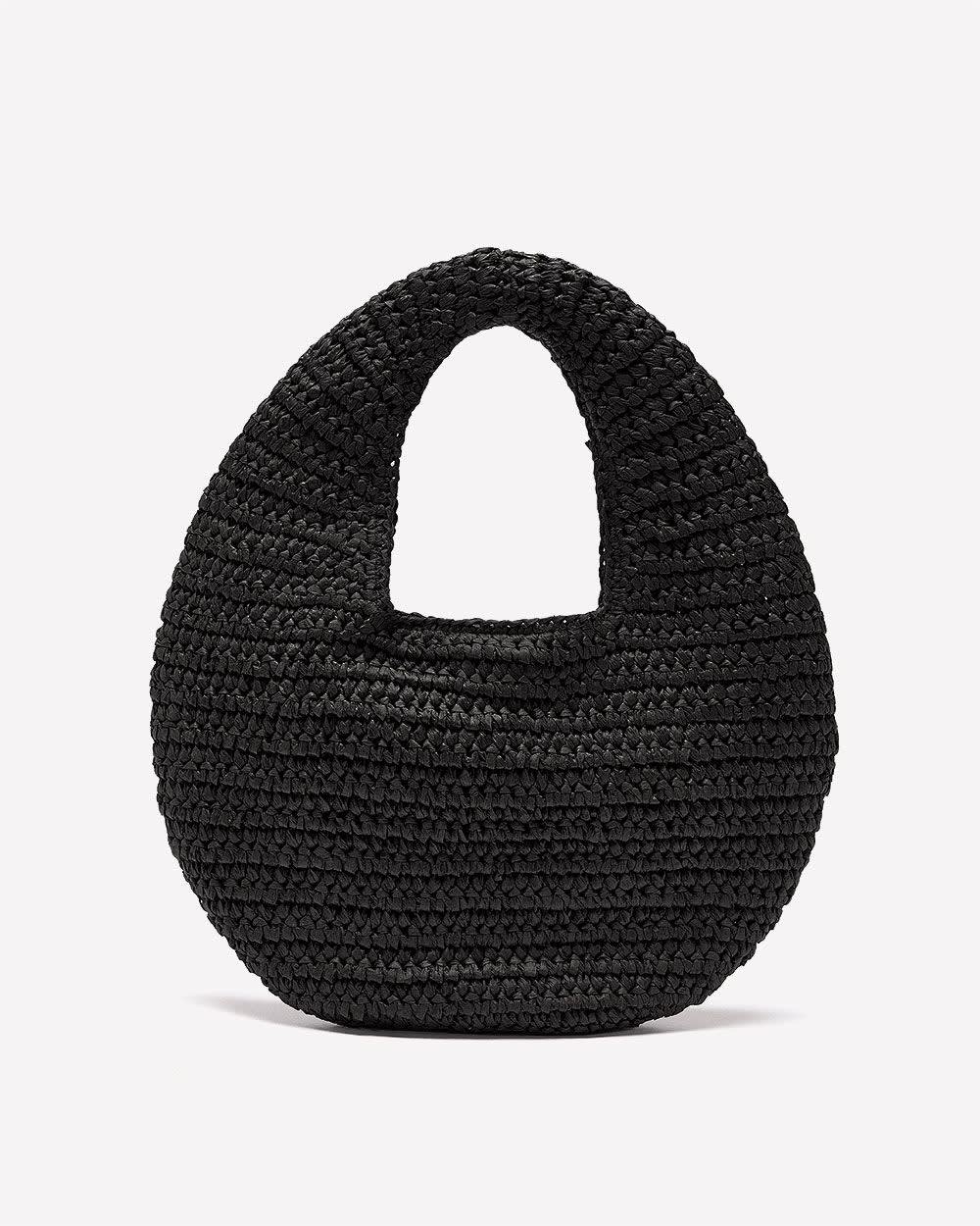 Sac hobo souple en pailles de papier