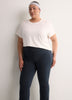 Coloured Cotton-Knit Essential Yoga Pant - Active Zone
