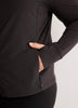 Black Second Skin Quilted Jacket - Active Zone