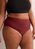 Dark Cherry High-Rise No-Show Super Leakproof Period Panties - Knix