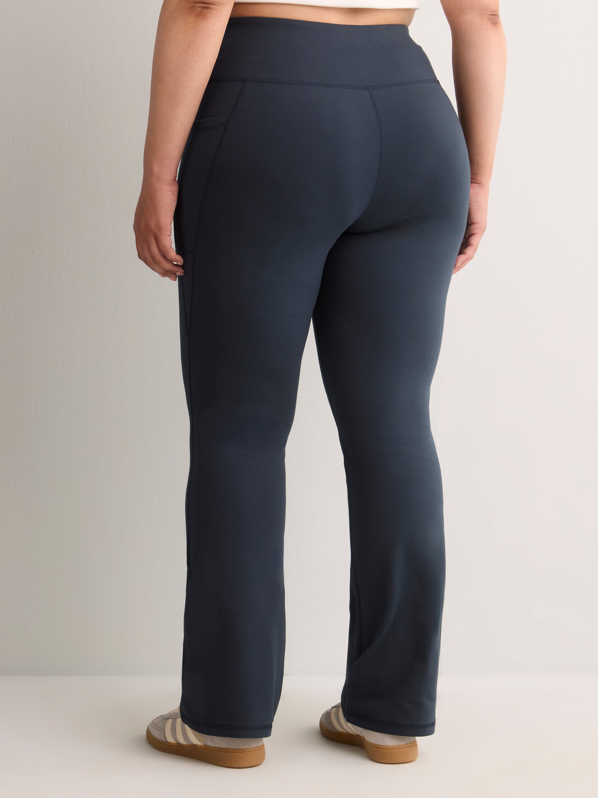 Coloured Cotton-Knit Essential Yoga Pant - Active Zone