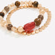 Multi-Bead Elastic Bracelets, Set of 2