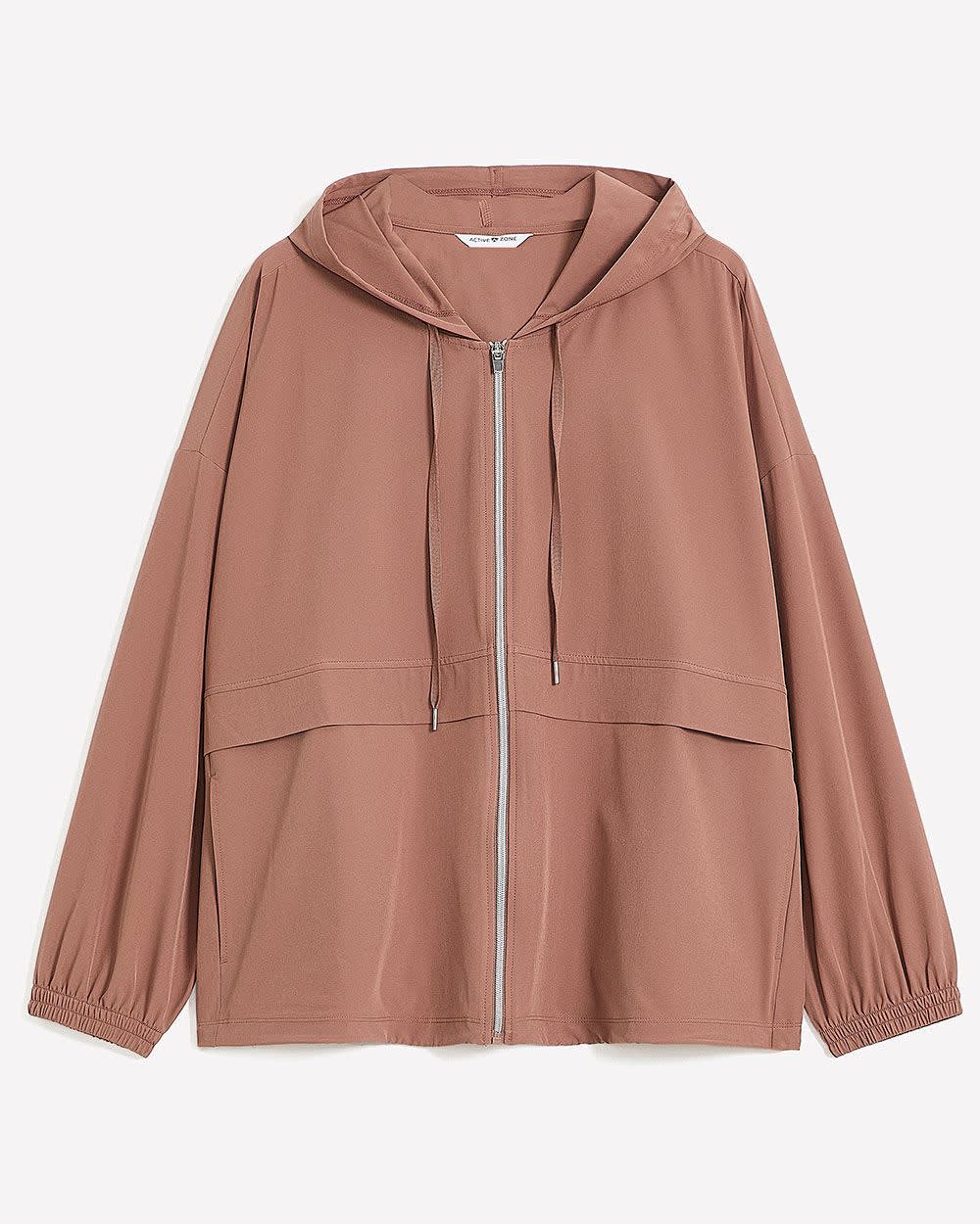 Veste extensible à fermeture à glissière, tissu responsable - Active Zone