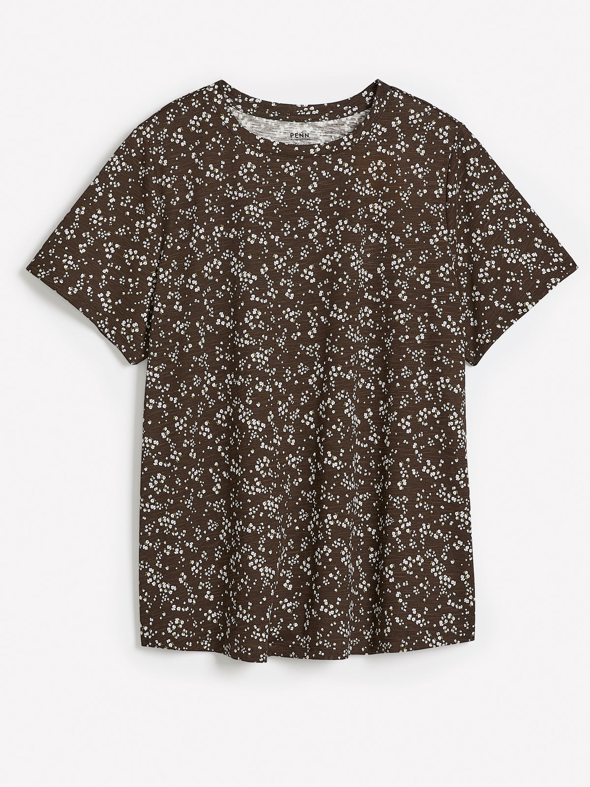 Curvy-Fit Short-Sleeve Crew-Neck Tee