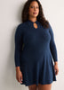 Responsible, Fit-and-Flare Sweater Dress - Addition Elle