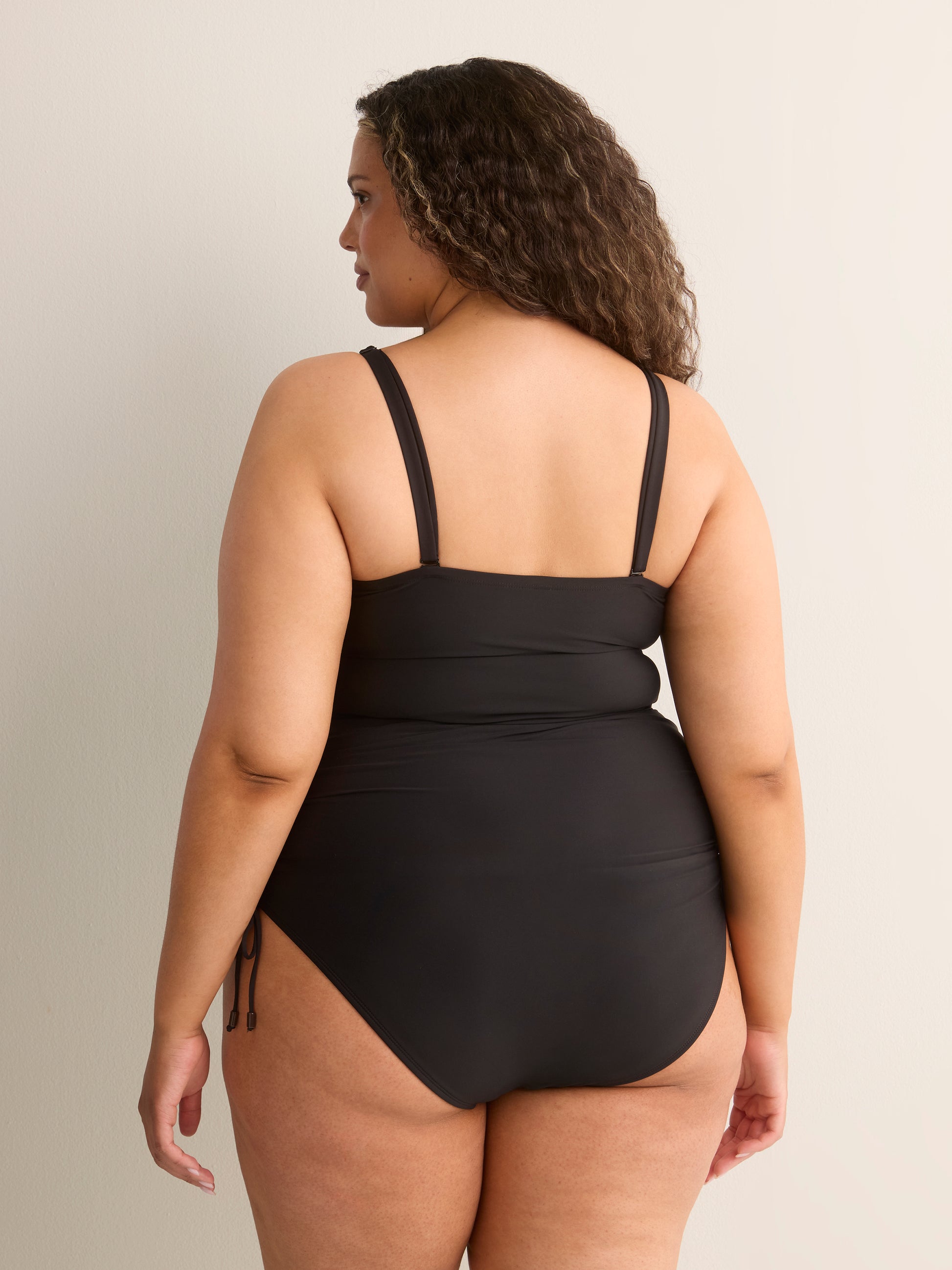 One-Piece Swimsuit With Bandeau Top