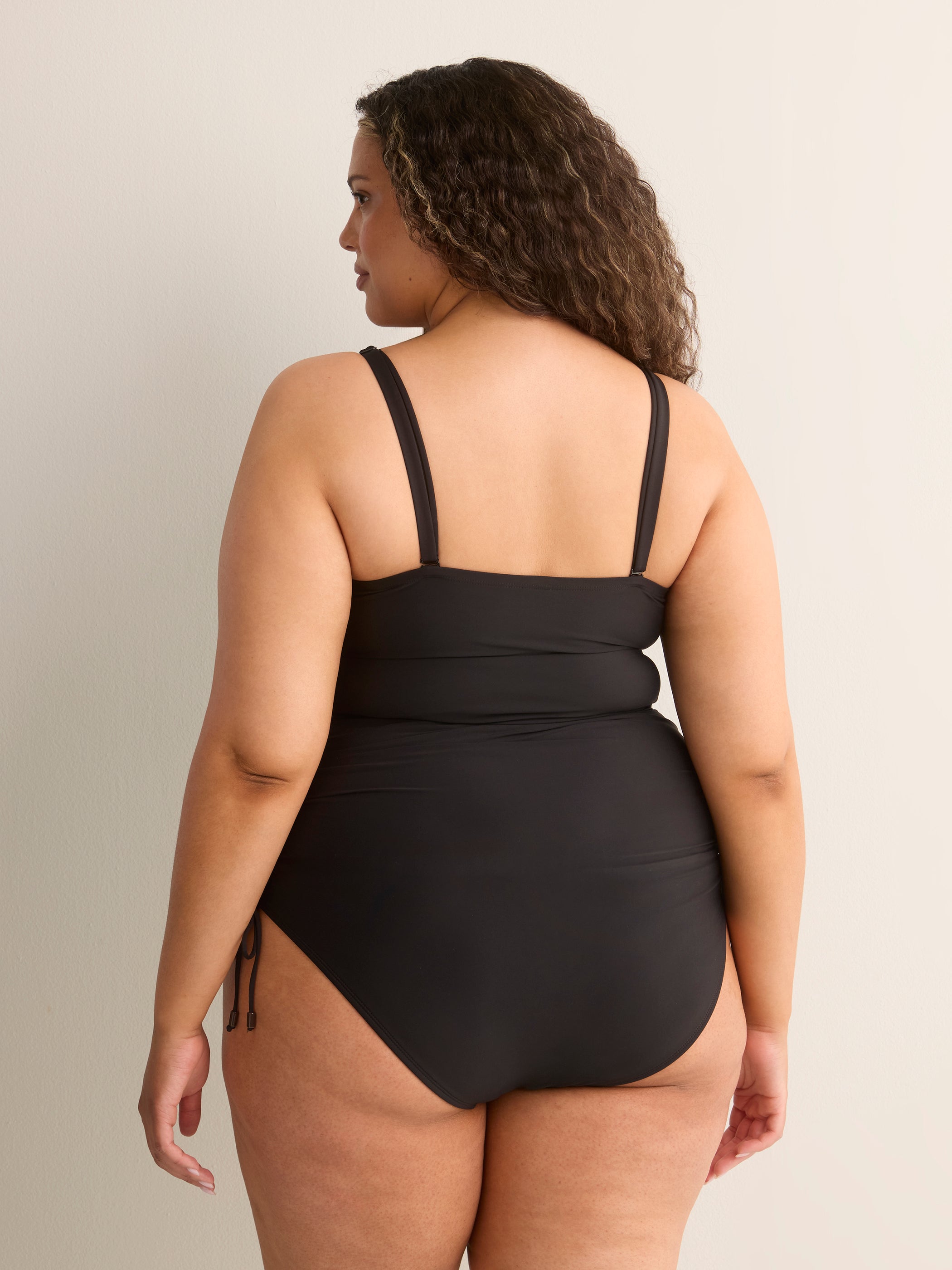 One-Piece Swimsuit With Bandeau Top