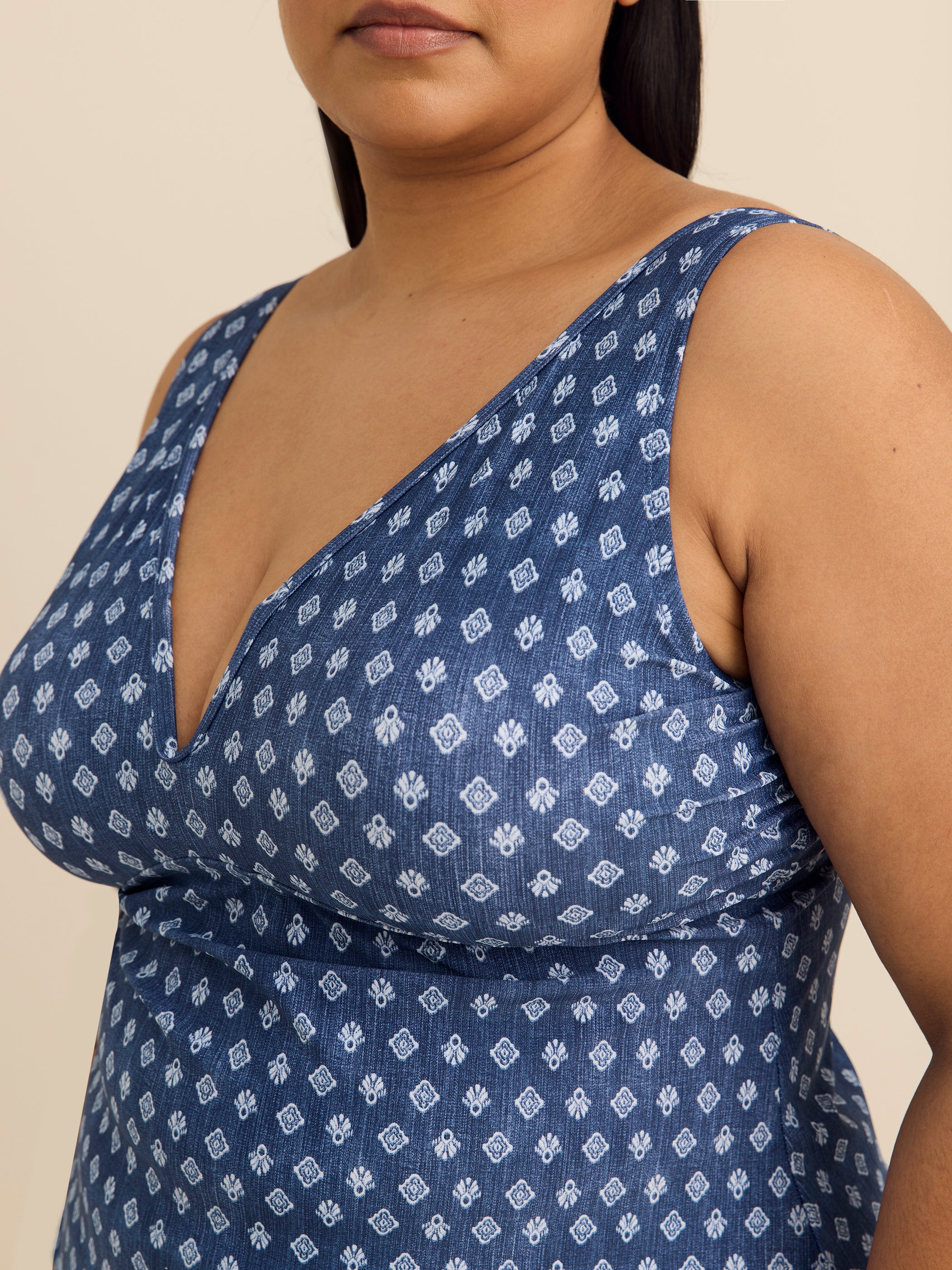 Haut tankini Tanzania à  motif - Raisins Curve