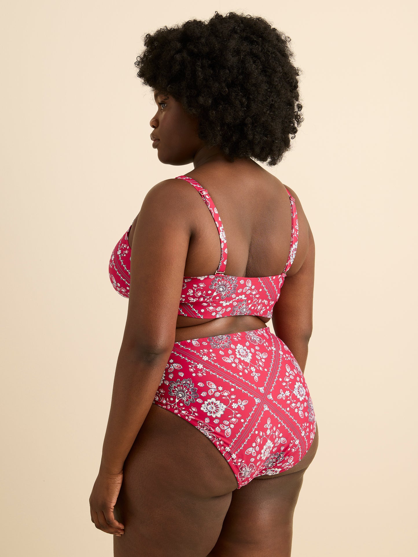 Bikini Top With Front Knot Detail