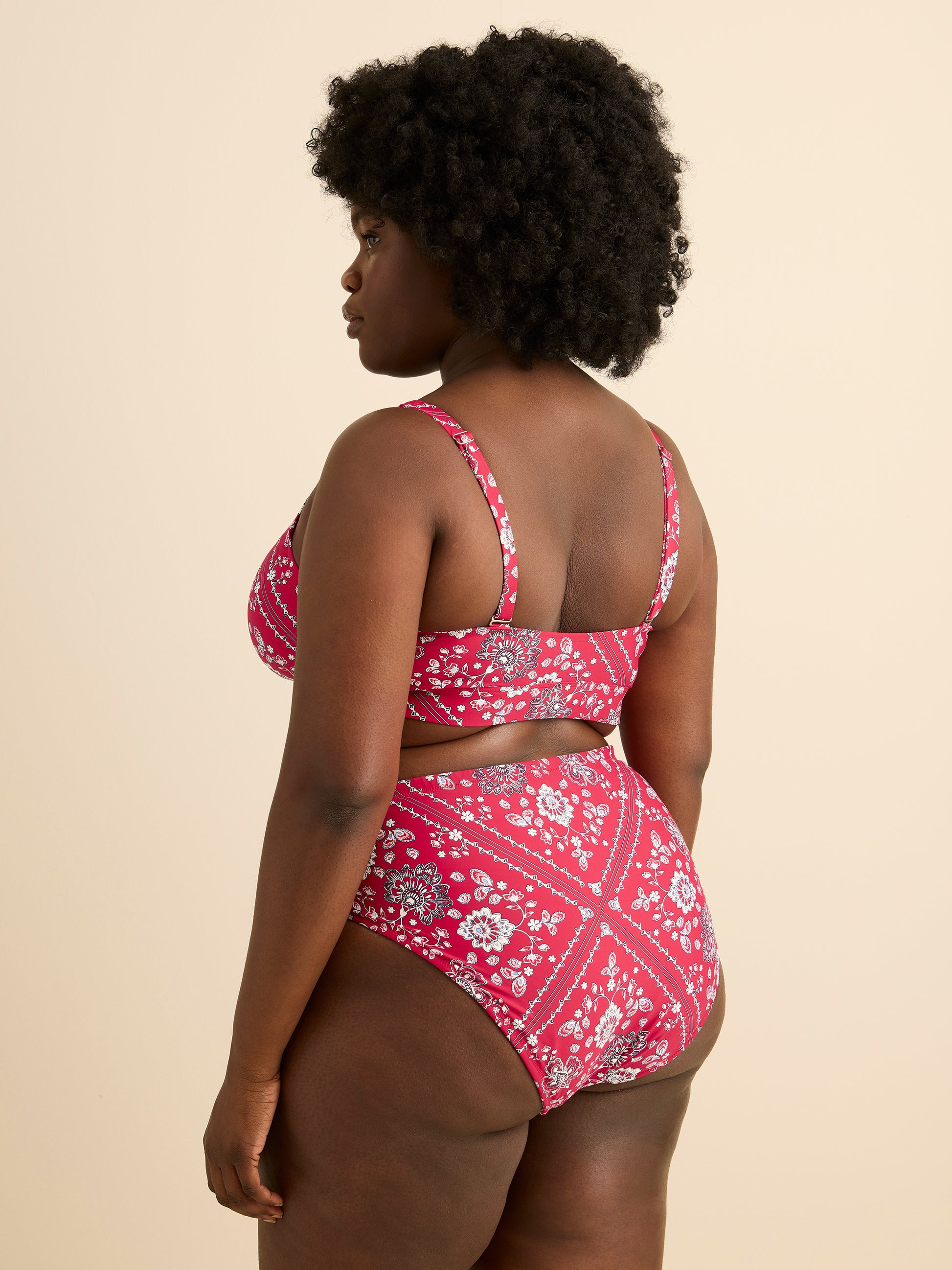 Bikini Top With Front Knot Detail