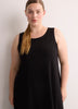Sleeveless Long Rib Knit Sleepshirt - ti Voglio
