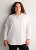 White Cotton Poplin Tunic Shirt