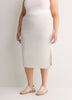 Heather Grey Pull-On Long Skirt - Active Zone