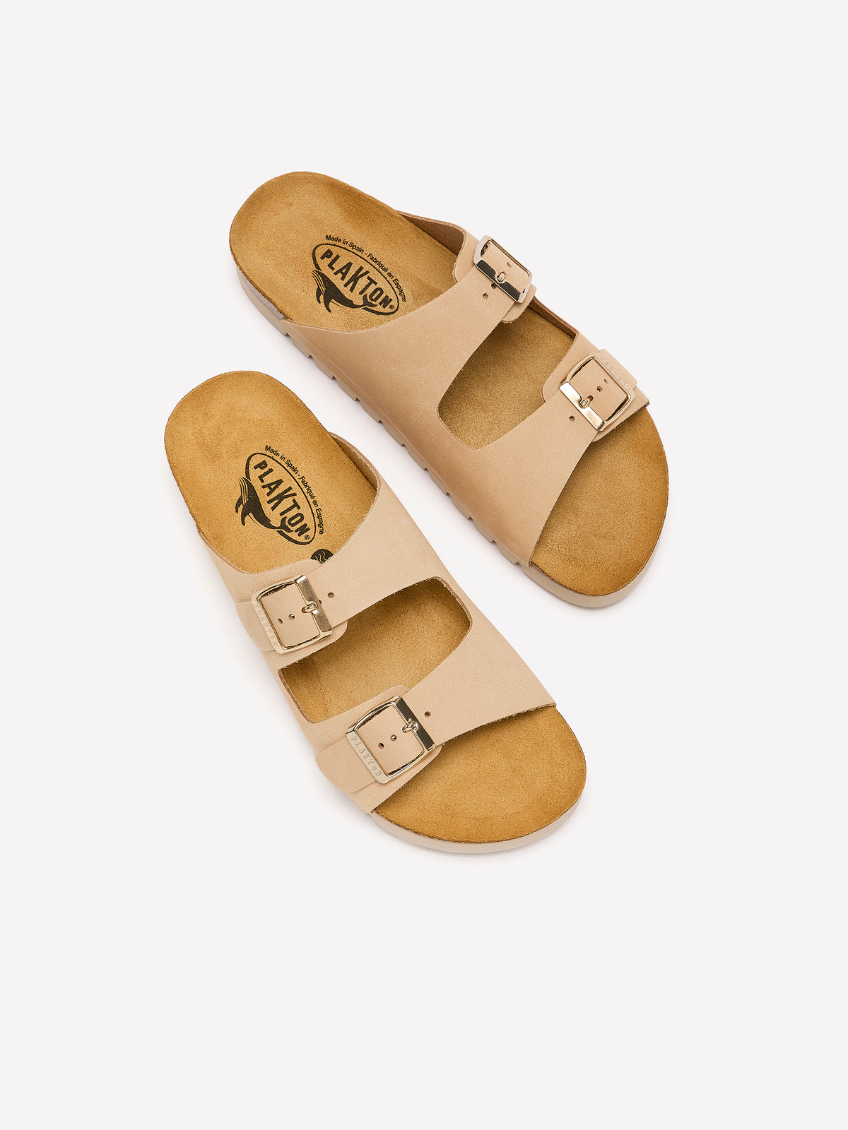 Wide-Width, Beta Double Buckle Band Sandal - Plakton