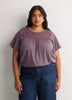 Slight Swing Top with Embroidered Yoke