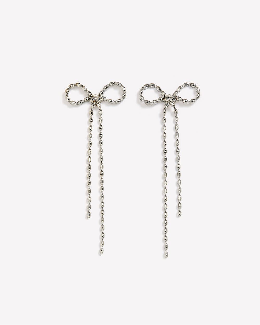 Boucles d'oreilles pendantes en forme de boucle