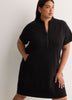 Short-Sleeve Mock-Neck Dress - Active Zone