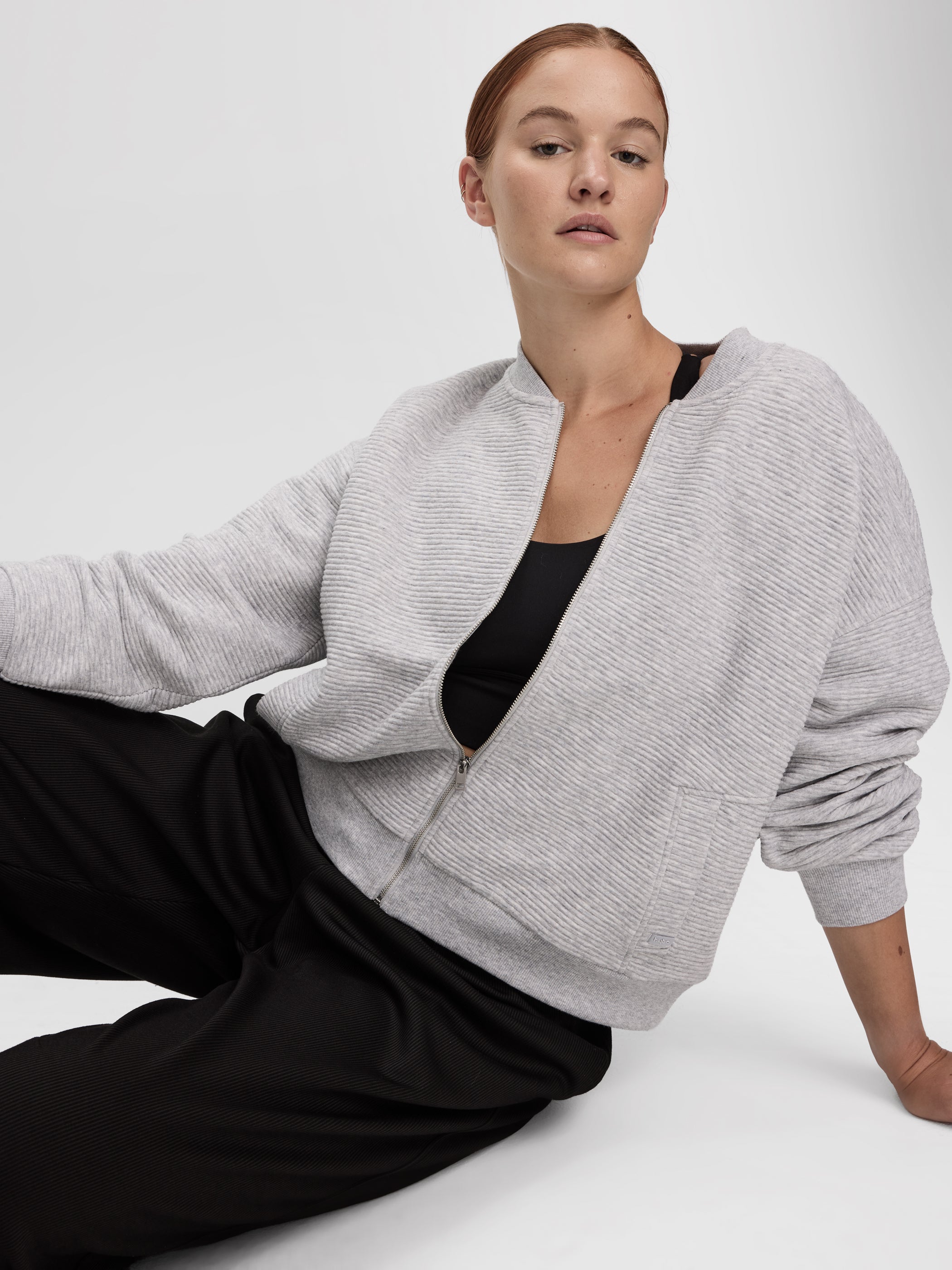 Jacquard Bomber Jacket - Hyba