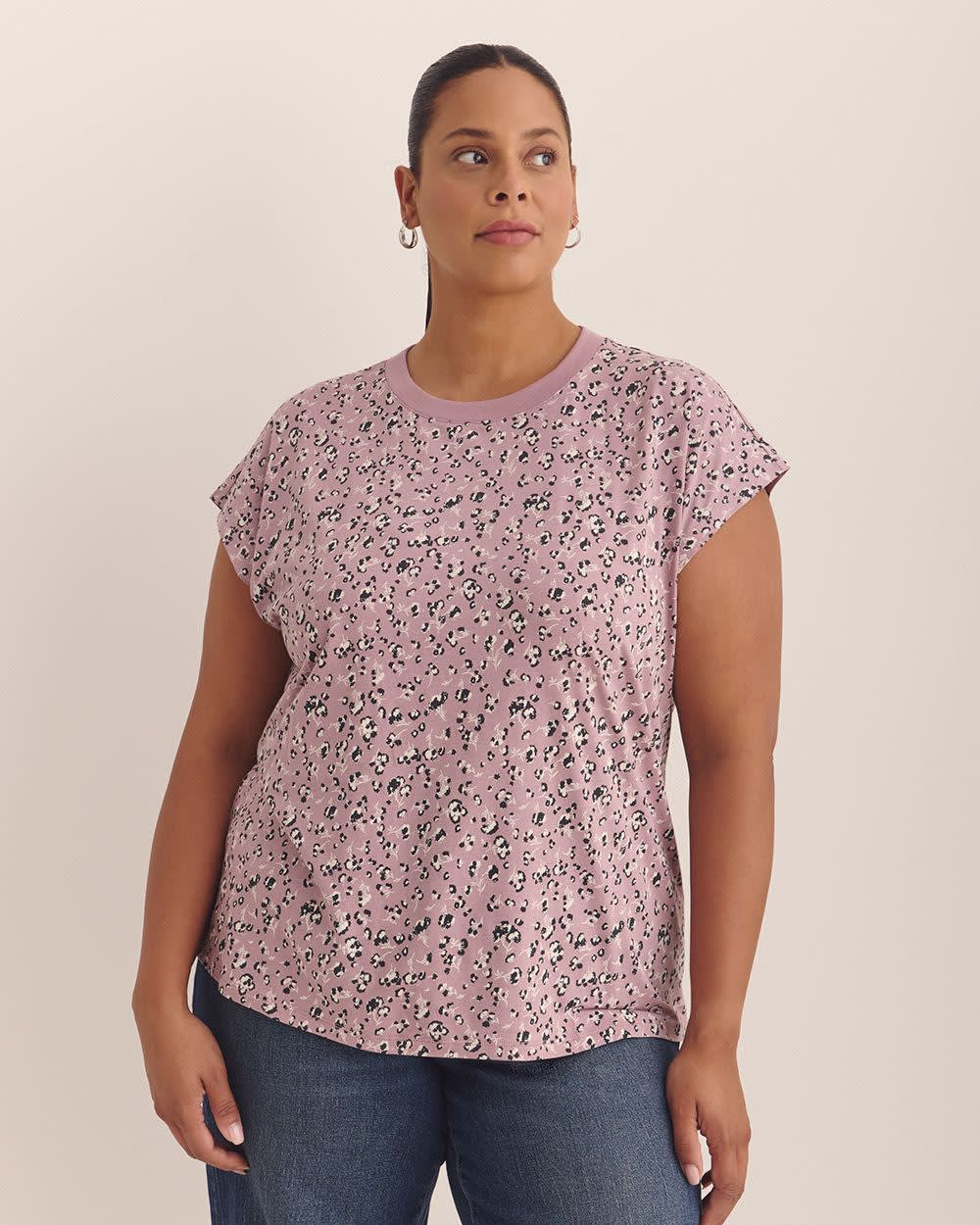 Extended-Sleeve Crew Neck T-Shirt - PENN. Essentials