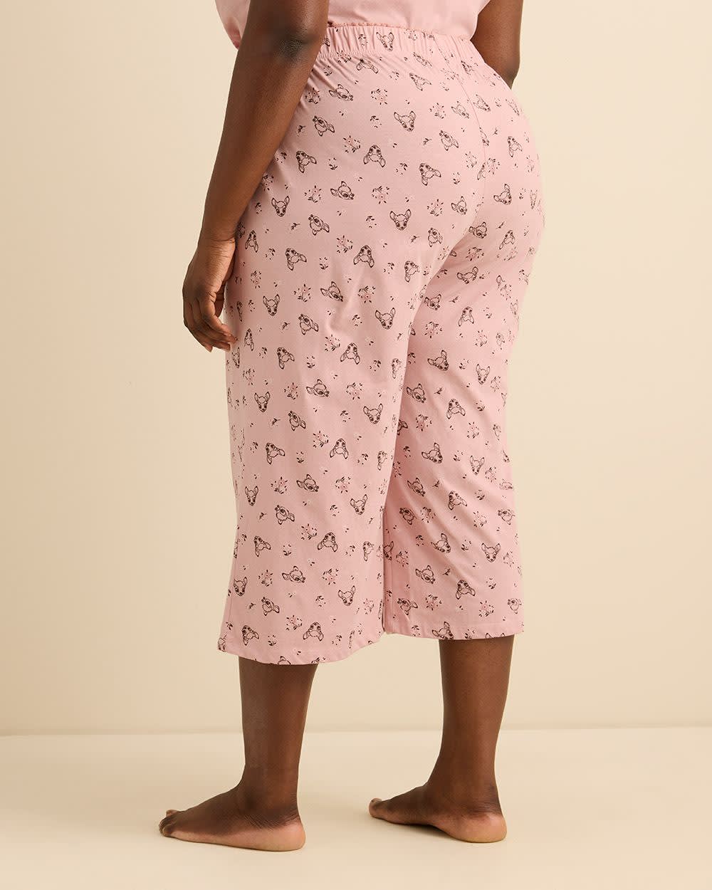 Bambi Pyjama Capri with Lace at Waistband - ti Voglio