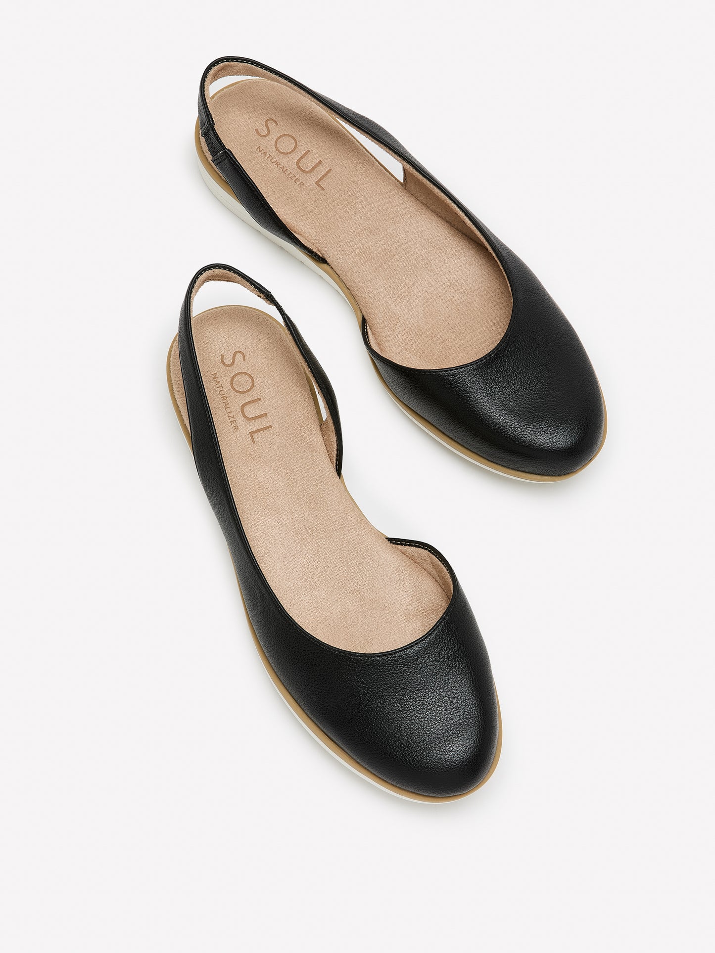 Wide Width, Idea Slingback Wedge Shoe - Naturalizer