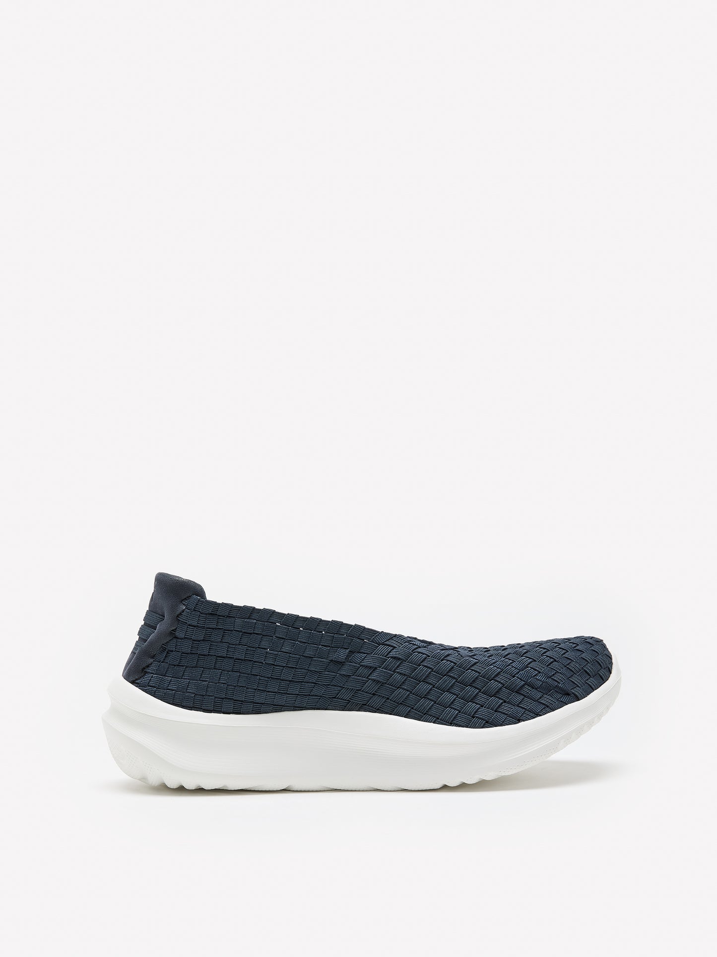 Chaussure bleue tissée Solevana Jane, pied large - Clarks
