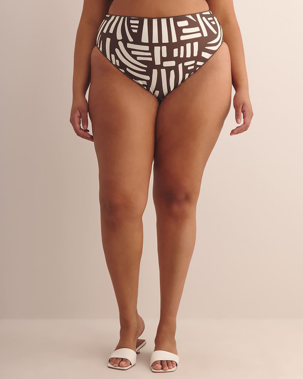 High-Rise Reversible Cheeky Swim Bottom