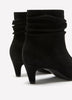 Extra Wide Width, Pleated Mid-Kitten-Heel Bootie