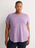 Go Dri Swift Striped Tunic Tee - Skechers