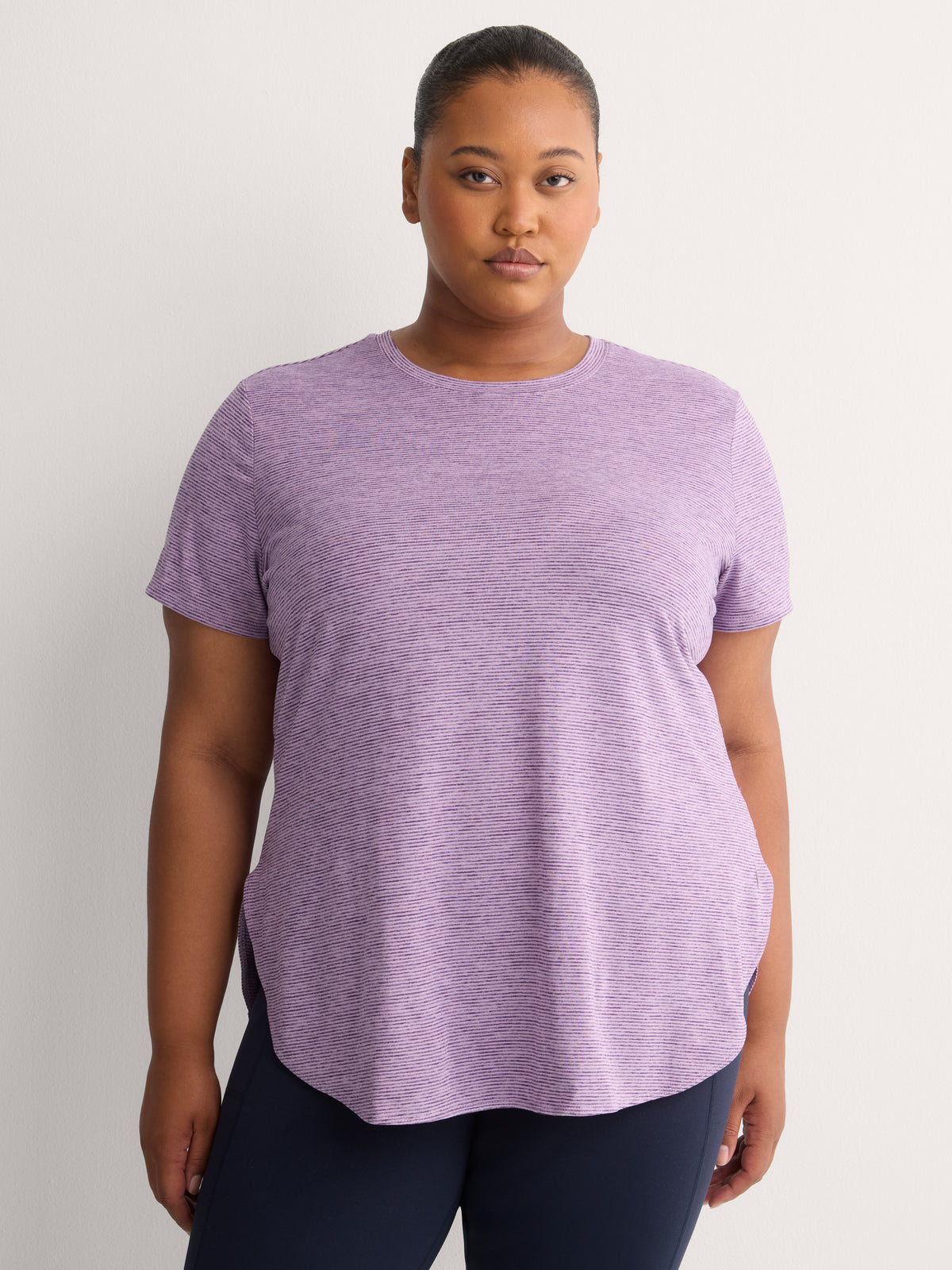 Go Dri Swift Striped Tunic Tee - Skechers