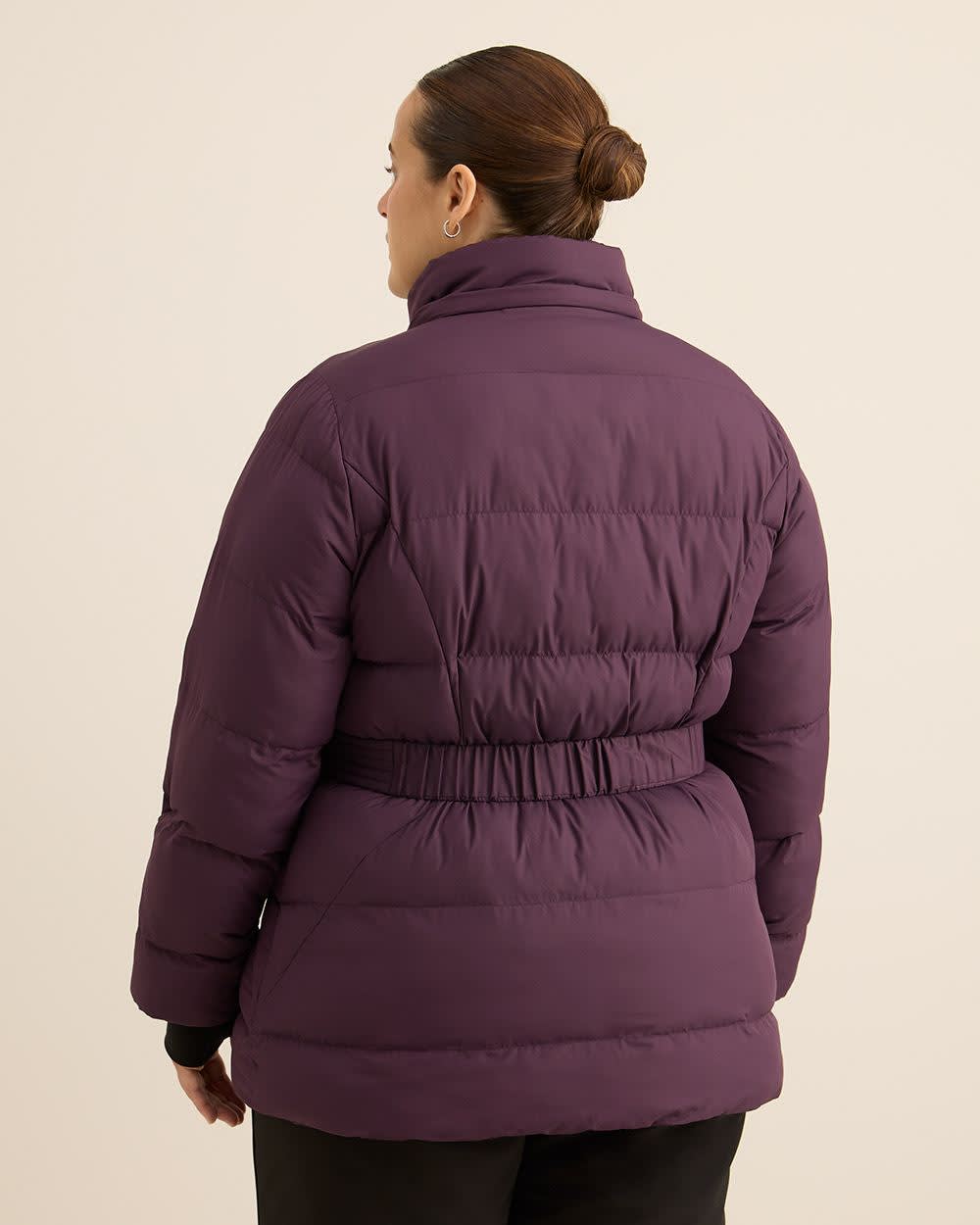 Responsible, Purple Belted Snow Jacket - Active Zone