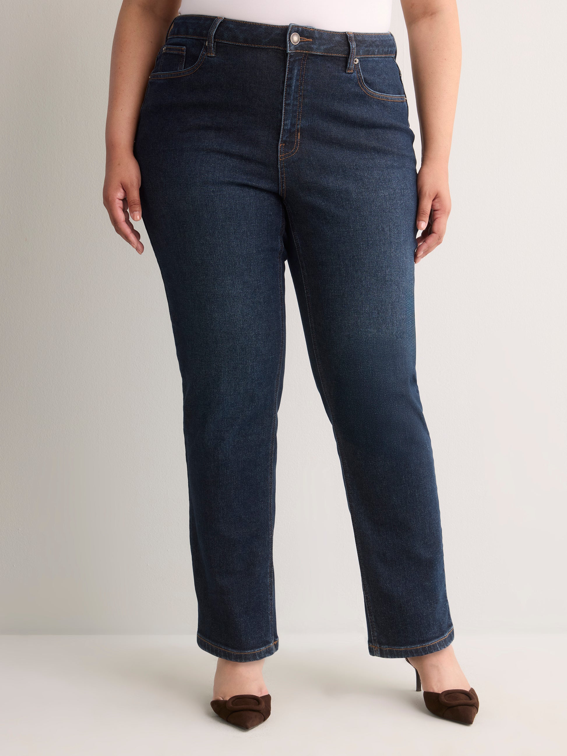Classic-Fit Straight-Leg Jeans - d/C JEANS