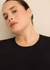 Cheeky Black Knit Short-Sleeve Bodysuit - ti Voglio