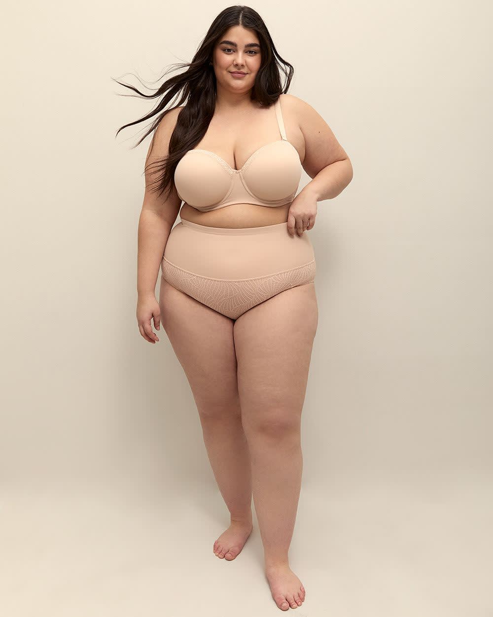 High-Cut High-Waisted Brief with Silhouette Control - ti Voglio