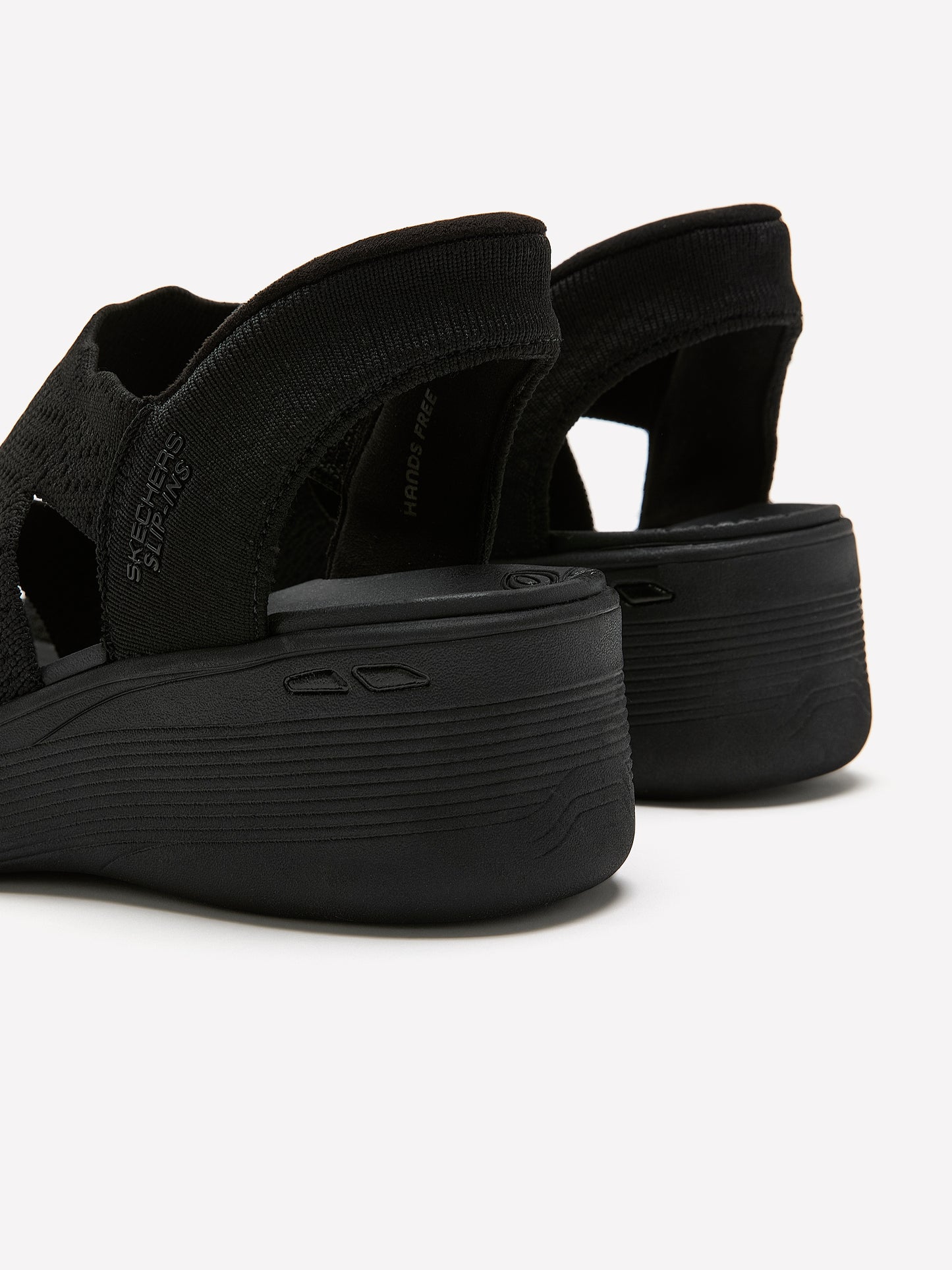 Wide Width, Pier Lite Scallop Cut Slip-On Sandal - Skechers