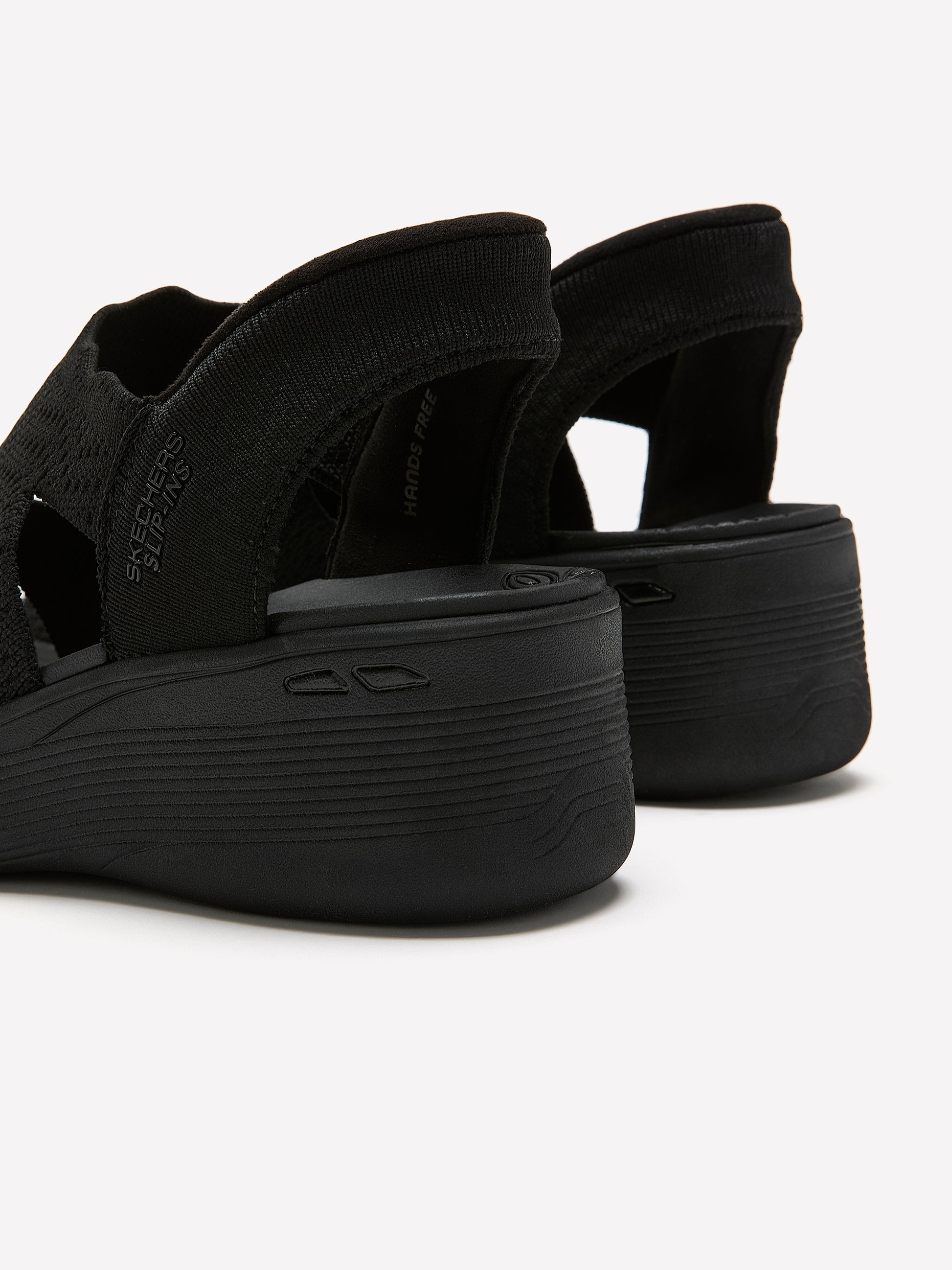 Wide Width, Pier Lite Scallop Cut Slip-On Sandal - Skechers