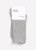Ribbed Textured Knit Crew Socks