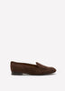 Wide Width, Brown Microsuede Dahlia Loafer - Naturalizer