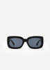 Black Square Extra-Large-Temple Sunglasses