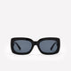 Black Square Extra-Large-Temple Sunglasses