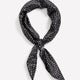 Silk-Like Neck Scarf with Print