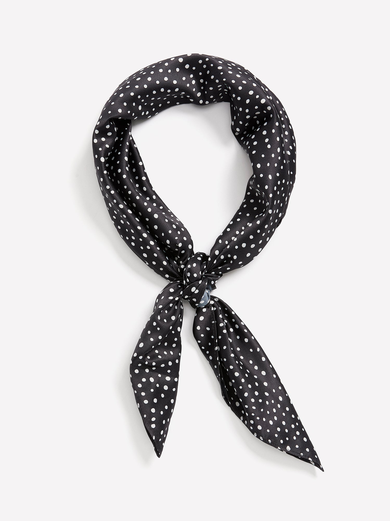 Silk-Like Neck Scarf with Print