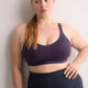 Blue Medium-Support Wireless Sports Bra, Active Zone