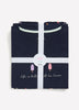 Navy Blue T-Shirt and Boxer Pyjama Set with Ice Cream Print - ti Voglio