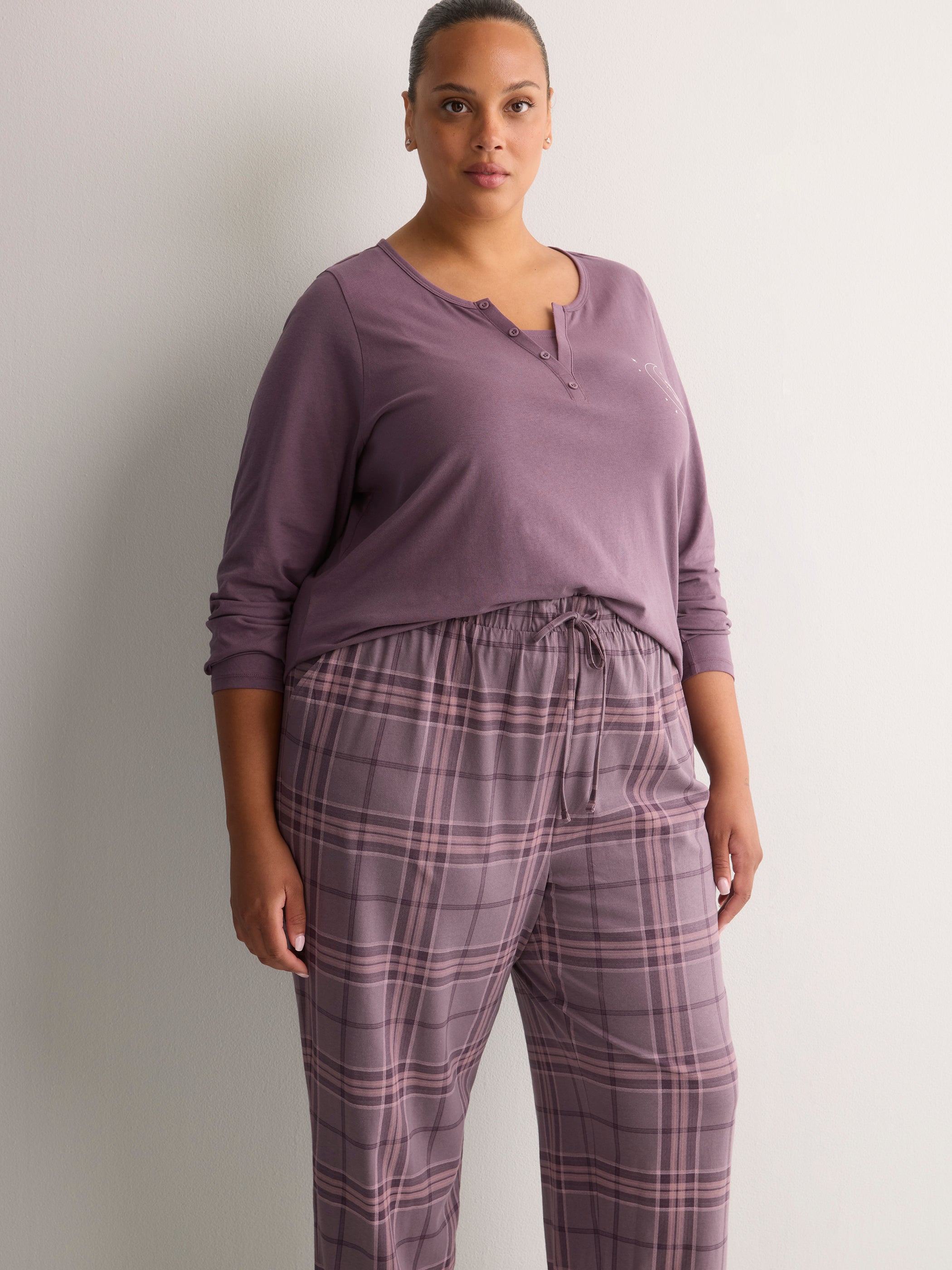 Printed Straight-Leg Cotton Knit Pyjama Pant - tVOGLIO