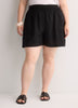 Linen Blend Pull-On Short