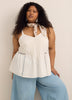 High-Rise Palazzo-Leg Pull-On Denim Pant - d/C JEANS